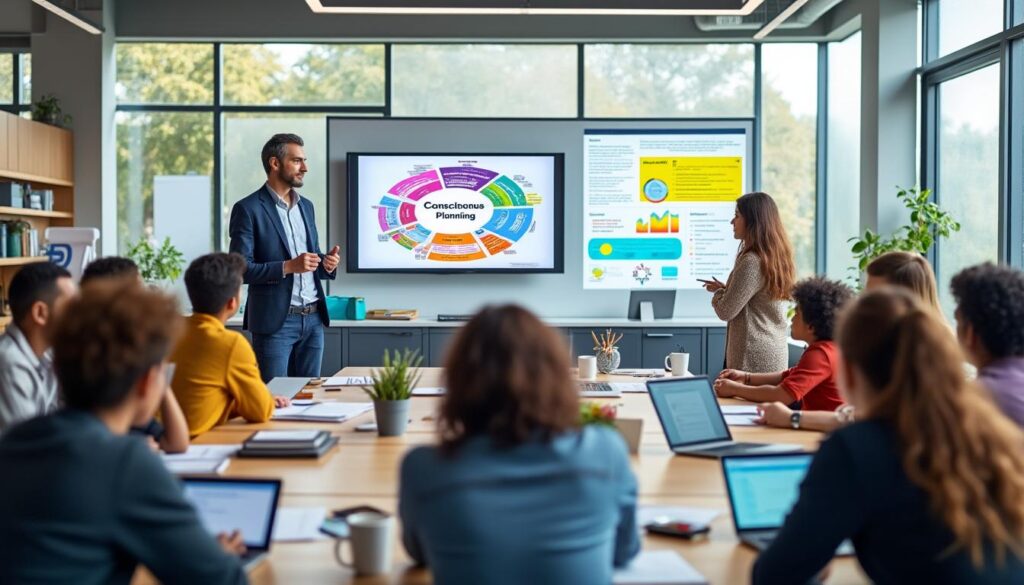découvrez pourquoi la planification consciente est essentielle dans l'élaboration des nouveaux cours, favorisant l'apprentissage actif et le développement des compétences chez les élèves.