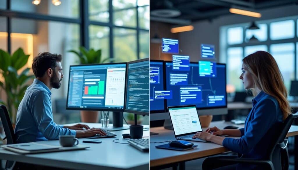 découvrez une comparaison détaillée entre microsoft copilot et chatgpt au bureau, avec des cas d’usage concrets pour optimiser votre productivité grâce à l’intelligence artificielle.