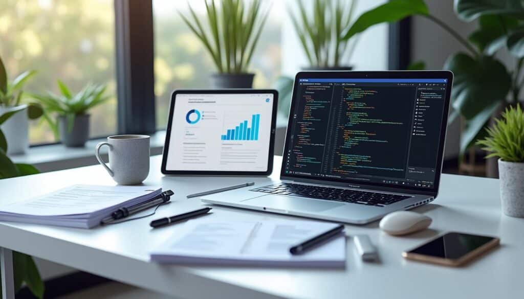 optimisez votre insertion professionnelle avec un cv efficace, la valorisation de votre profil github et linkedin, ainsi que la préparation complète aux entretiens techniques.