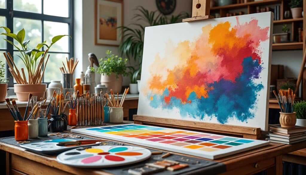 découvrez comment maîtriser le choix des nuances chromatiques grâce à la théorie des couleurs dans notre atelier d'arts décoratifs, pour sublimer vos créations artistiques.