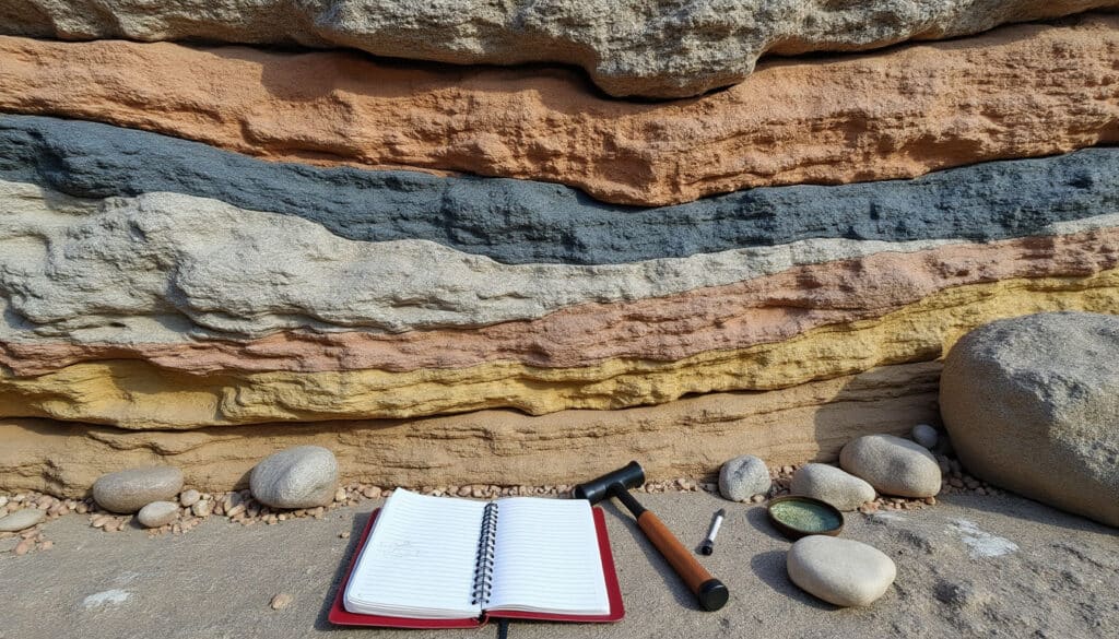 découvrez la classification des roches sédimentaires à travers l'étude géologique de terrain d'une formation en sciences de la terre, essentielle pour comprendre les processus sédimentaires et l'histoire géologique.