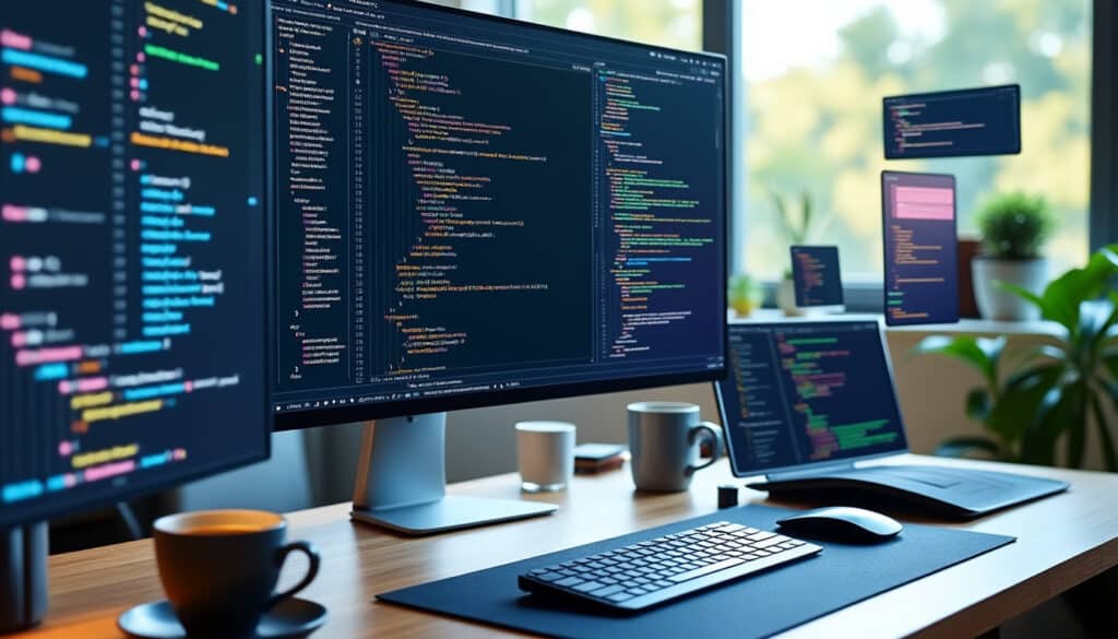 facilitez le débogage de code source complexe grâce aux outils avancés d'un environnement de développement intégré, optimisant ainsi votre productivité et la qualité de vos applications.