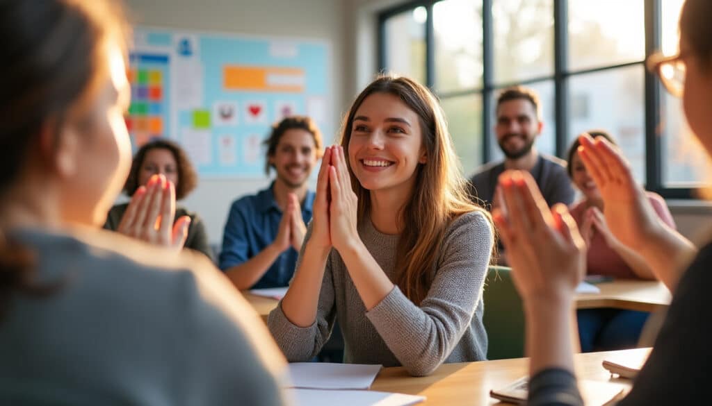 découvrez une introduction au langage des signes français à travers les mouvements essentiels de ce module d'inclusion sociale, conçu pour faciliter la communication et promouvoir l'accessibilité.