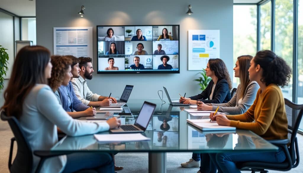 découvrez comment gérer efficacement des équipes à distance grâce aux meilleures pratiques enseignées dans une formation spécialisée en leadership hybride.