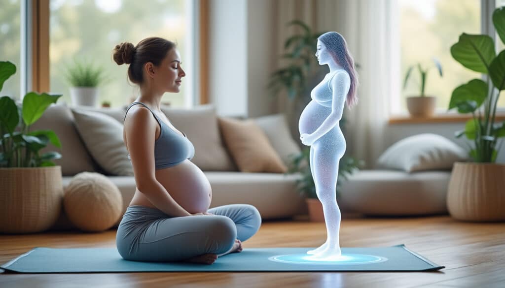 découvrez une préparation à l'accouchement physiologique alliant sophrologie et accompagnement de doula virtuel pour vivre une naissance sereine et naturelle.