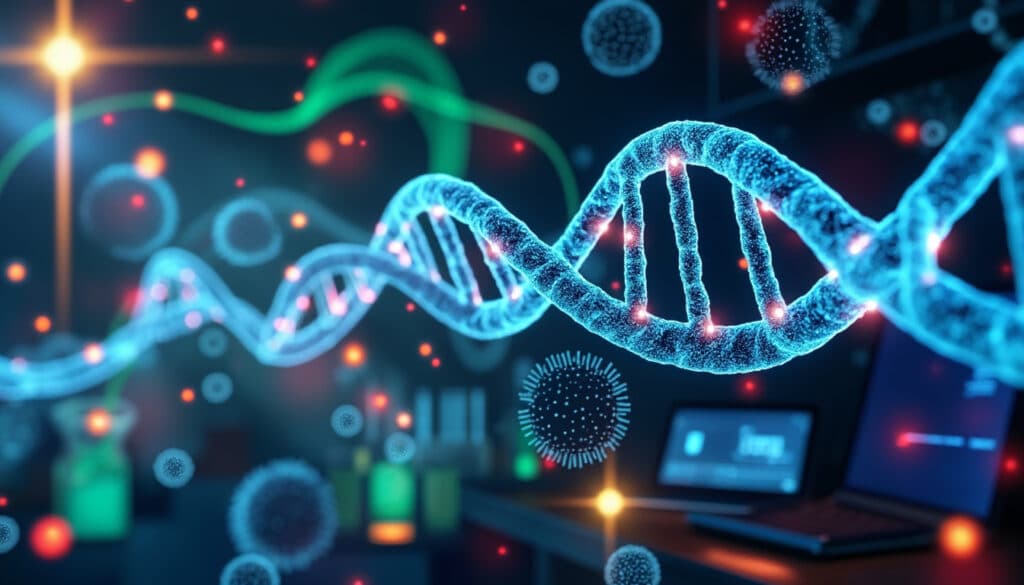 découvrez comment la phylogénie moléculaire permet de retracer l'évolution du génome viral à travers un enseignement approfondi de la virologie évolutive.