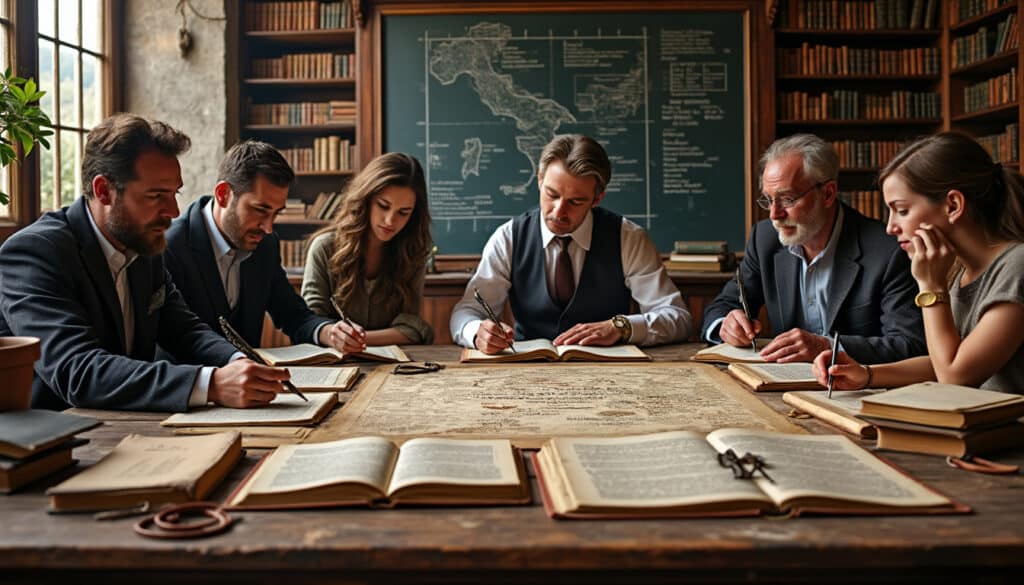 découvrez l'apprentissage des dialectes de l'italien médiéval à travers l'étude approfondie de la philologie romane, au sein d'un département dédié à l'histoire de la langue.
