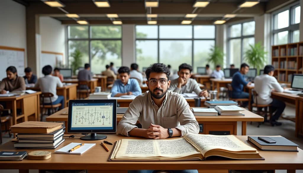 découvrez une méthode innovante pour assimiler le système d'écriture sanskrit devanagari, structurée autour des racines indo-européennes, proposée par un département de langues asiatiques.