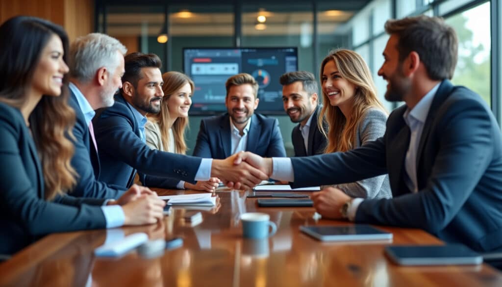 découvrez comment les techniques de persuasion apprises lors d'un séminaire de ventes b2b ont permis de remporter la négociation de contrats commerciaux complexes avec succès.