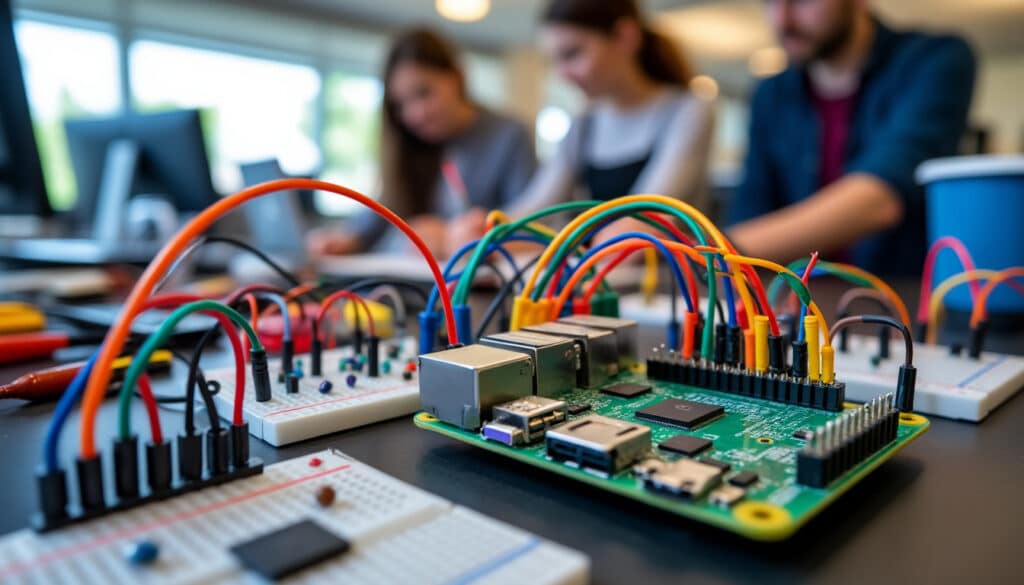 participez à notre bootcamp d'électronique numérique et maîtrisez la programmation des systèmes embarqués raspberry pi en utilisant les broches gpio pour des projets innovants.