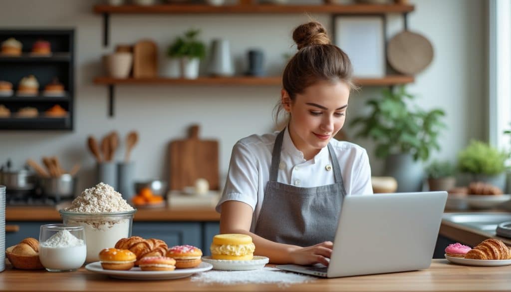 découvrez notre formation pâtisserie en ligne : programme complet, techniques professionnelles et débouchés pour une carrière réussie dans l'art de la pâtisserie.
