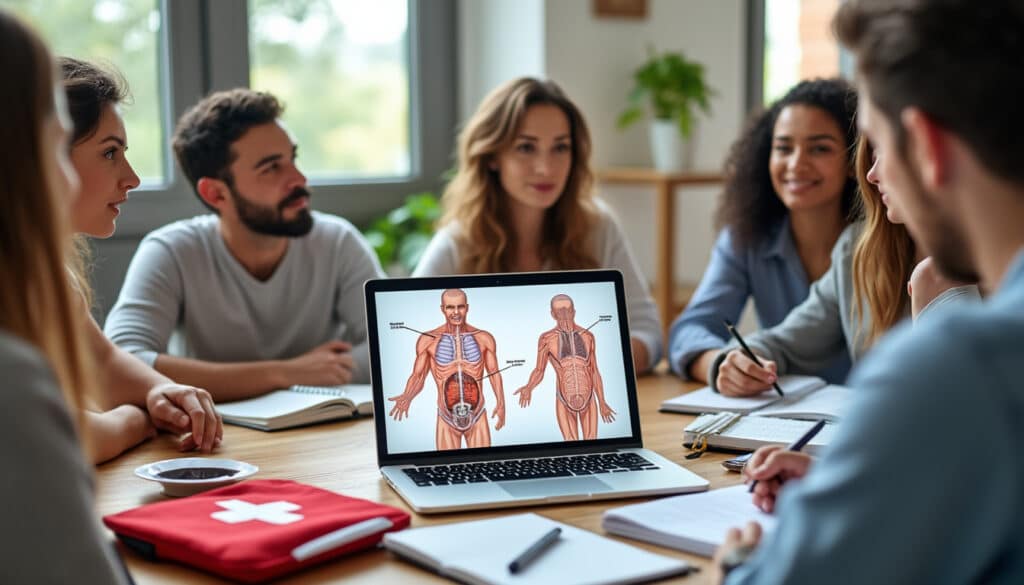 découvrez notre formation gratuite en ligne aux premiers secours : programme complet, étapes clés et débouchés professionnels pour agir efficacement en situation d'urgence.