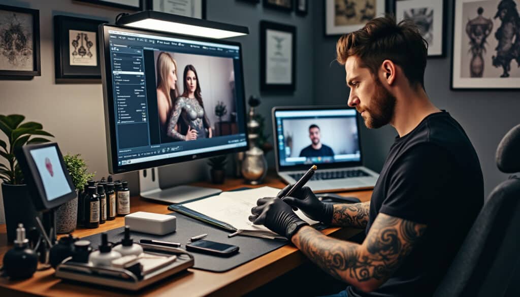 découvrez notre formation de tatouage en ligne, un programme complet pour apprendre les techniques essentielles et explorez les débouchés professionnels dans le secteur du tatouage.