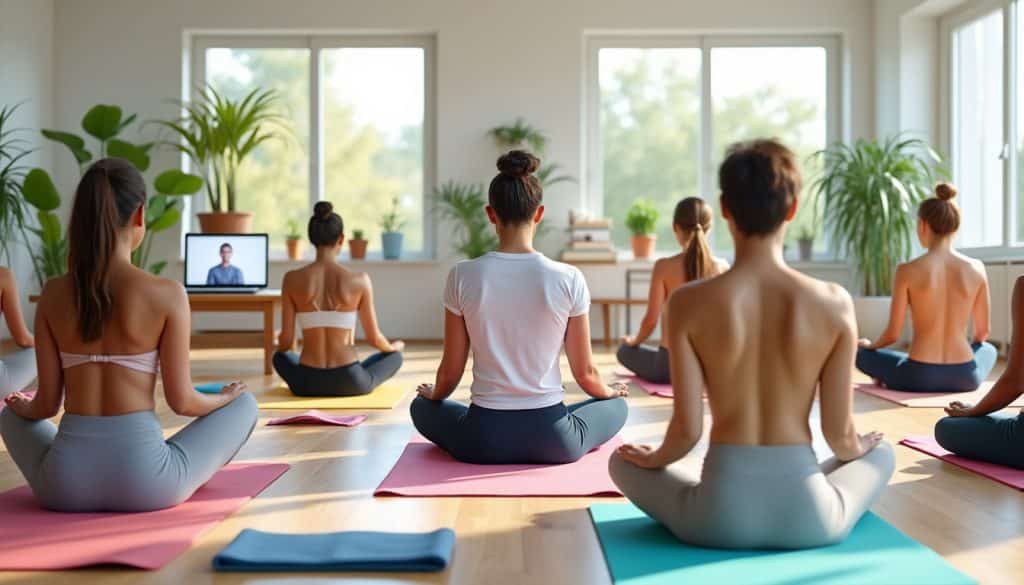 découvrez les meilleures options gratuites pour suivre des cours de yoga en ligne et pratiquer chez vous à votre rythme.