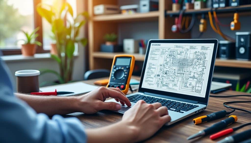 découvrez notre formation en ligne en électricité, son programme complet et les débouchés professionnels qui s'offrent à vous dans ce secteur en pleine croissance.